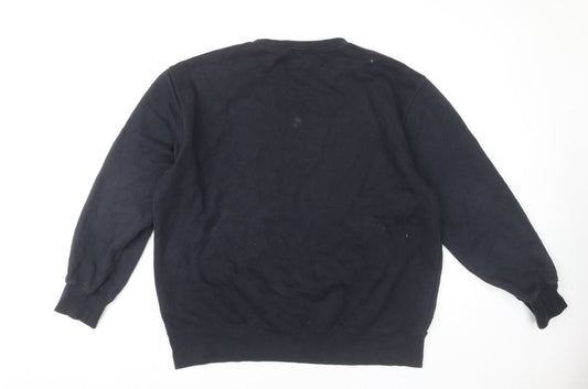 Mens UK Size L H&M Blue Pullover Sweatshirt