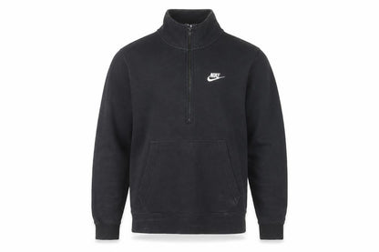 Mens UK Size S Nike Black 1/4 Zip Sweatshirt