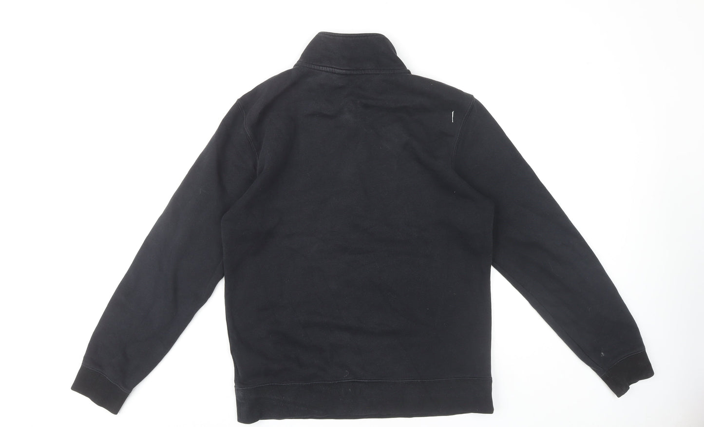 Mens UK Size S Nike Black 1/4 Zip Sweatshirt