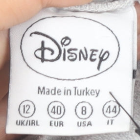 Womens UK Size 12 Disney Grey Pullover Sweatshirt