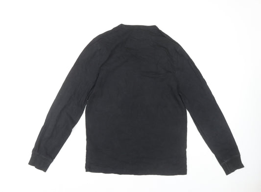 Mens UK Size M Farah Black  T-Shirt