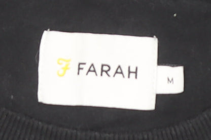 Mens UK Size M Farah Black  T-Shirt