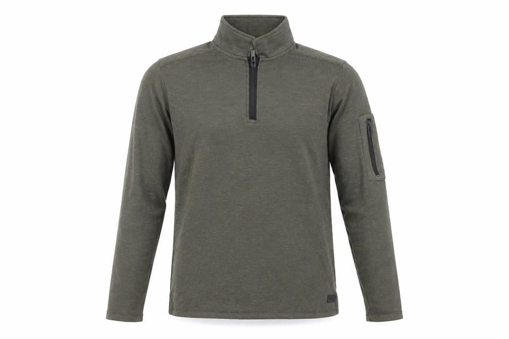 Mens UK Size M Dissident Green Full Zip Sweatshirt