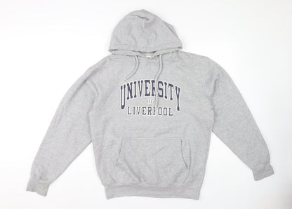 Advance Apparel Women's Grey Hoodie Size L University Design