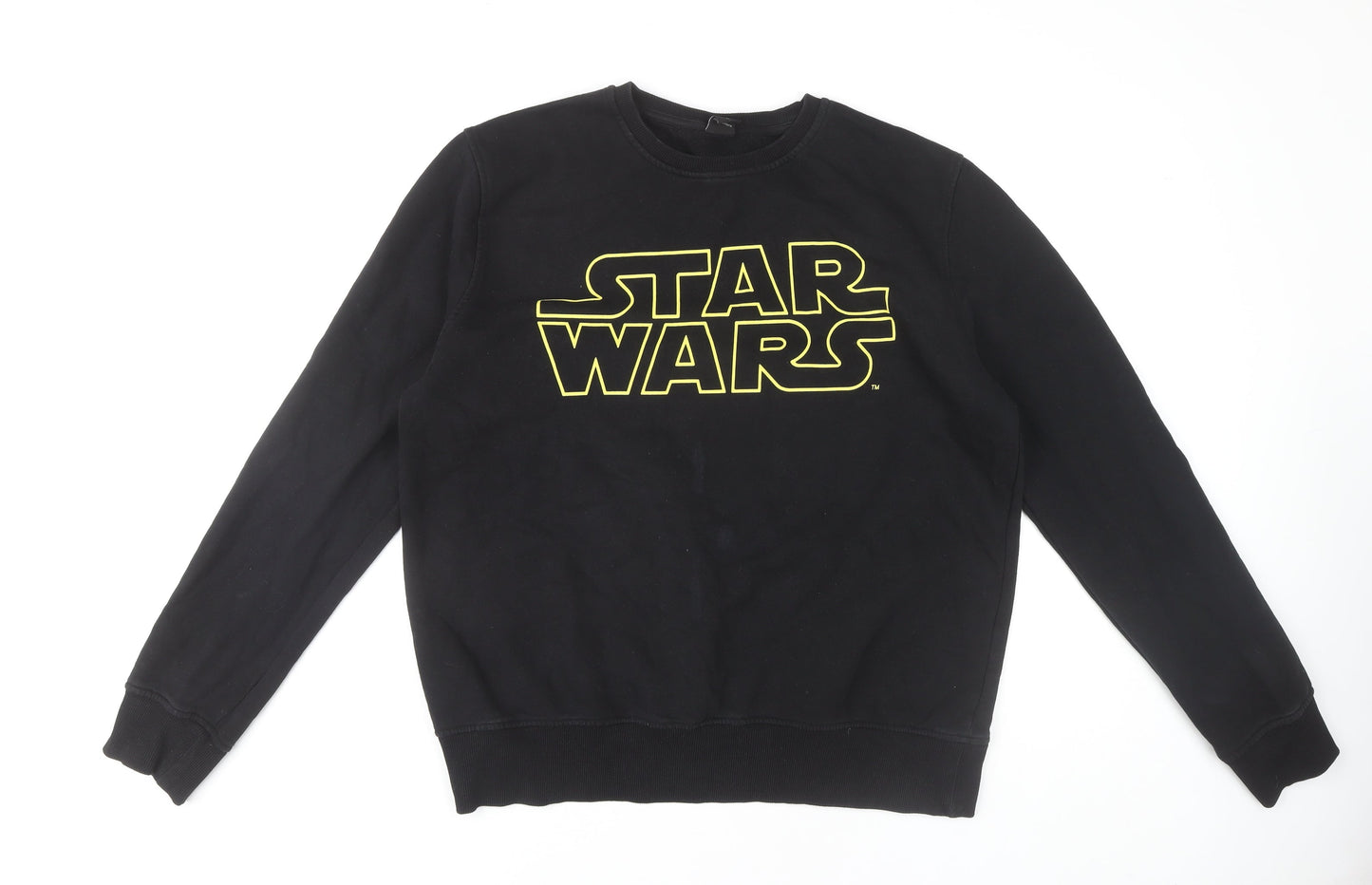 Mens UK Size XL Star Wars Black Pullover Sweatshirt