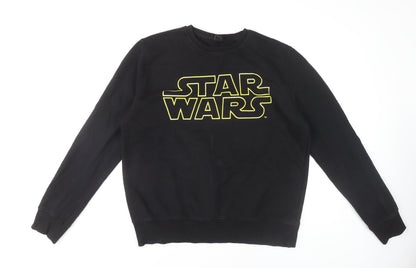 Mens UK Size XL Star Wars Black Pullover Sweatshirt