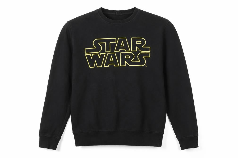 Mens UK Size XL Star Wars Black Pullover Sweatshirt
