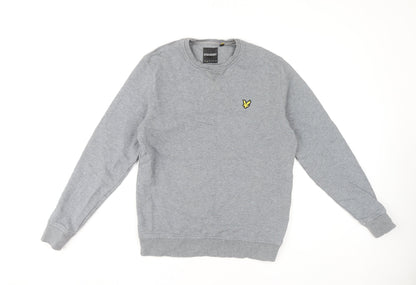 Mens UK Size L Lyle & Scott Grey Pullover Sweatshirt