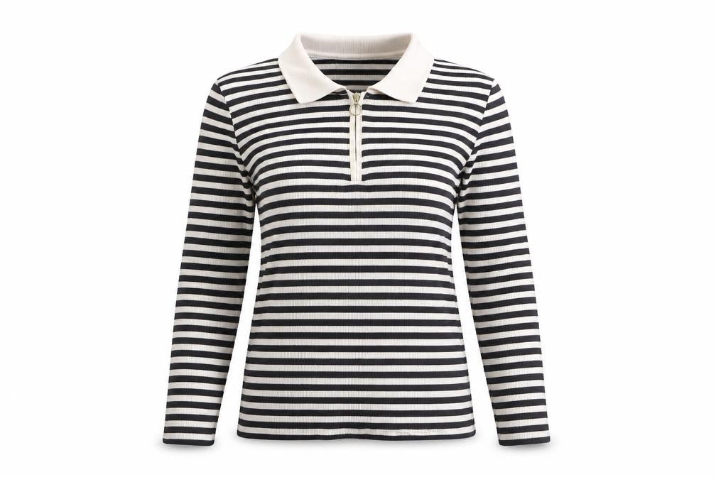 Womens UK Size S MNG Black Basic Polo