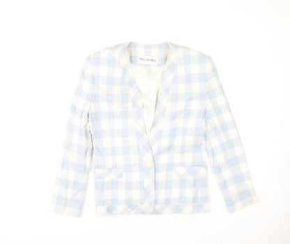 JH Collectibles Blue Blazer, Size 6, Classic Check Design