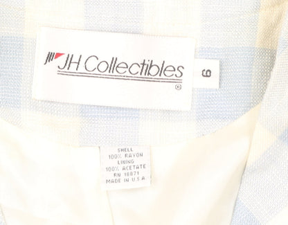 JH Collectibles Blue Blazer, Size 6, Classic Check Design