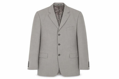 Moss Men's Grey Regular Fit Blazer Jacket 40R
