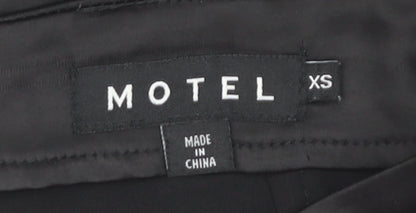 Motel Women's Black Lace Trim Pencil Skirt XS