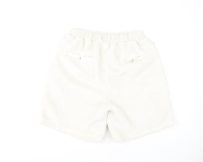 MKI MIYUKI ZOKU Unisex White Acrylic Shorts L