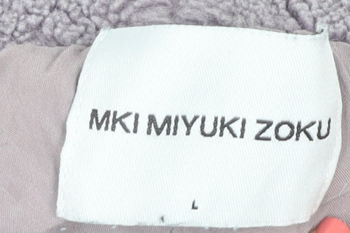 MKI MIYUKI ZOKU Purple Sweat Shorts L