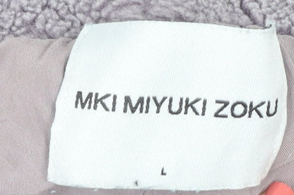 MKI MIYUKI ZOKU Purple Sweat Shorts L