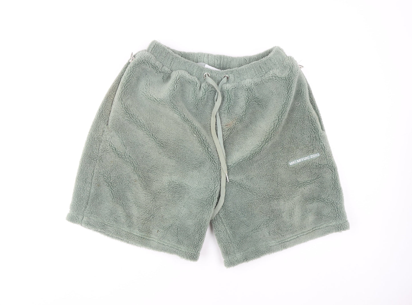 MKI MIYUKI ZOKU Women Green Sweat Shorts L