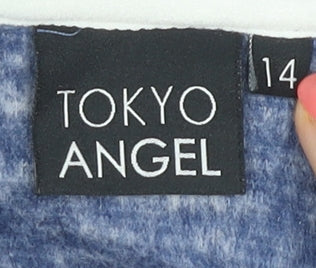 Tokyo Angel Women's Blue Hooded Jacket Size 14