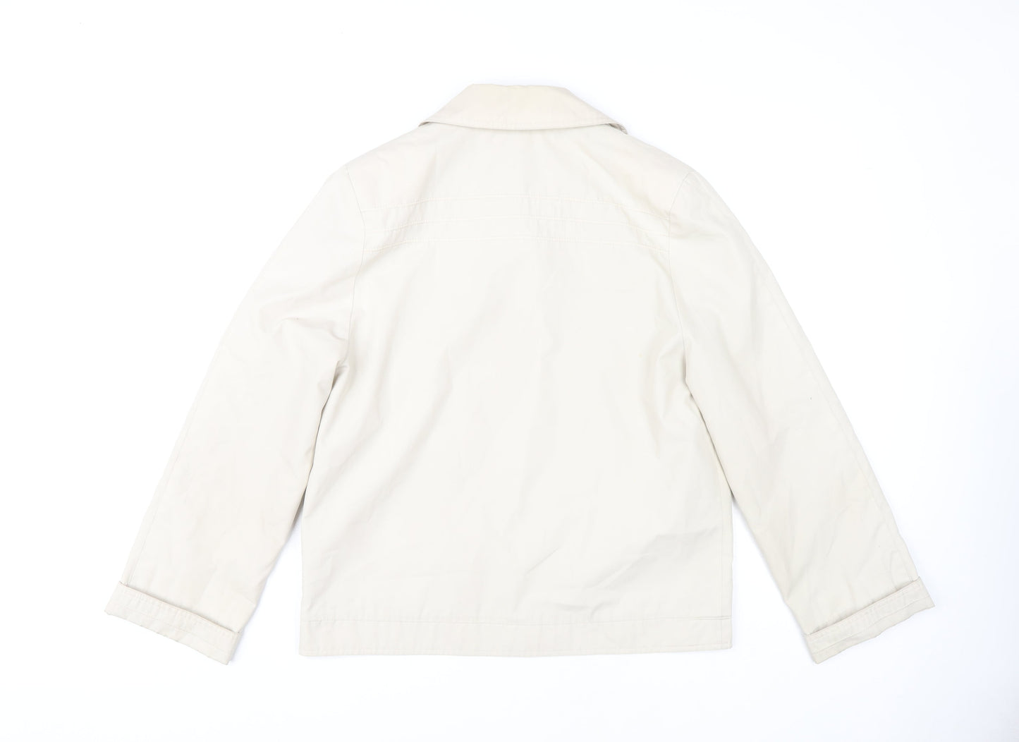 Telemac Women's Beige M Jacket - Casual, Buttoned