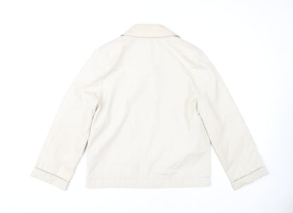 Telemac Women's Beige M Jacket - Casual, Buttoned