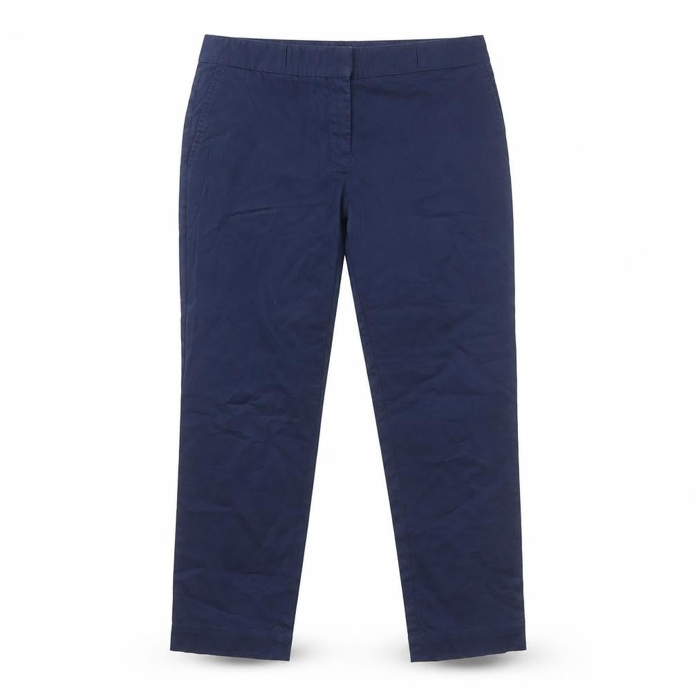 Womens UK Size 12 Oasis Regular Fit Casual Blue Trousers