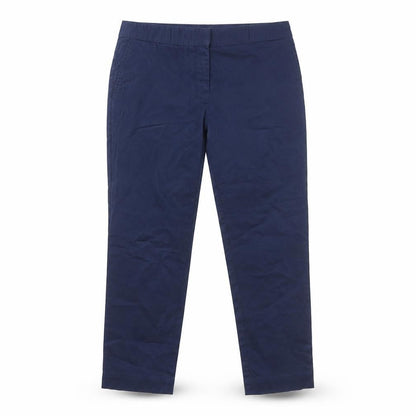 Womens UK Size 12 Oasis Regular Fit Casual Blue Trousers