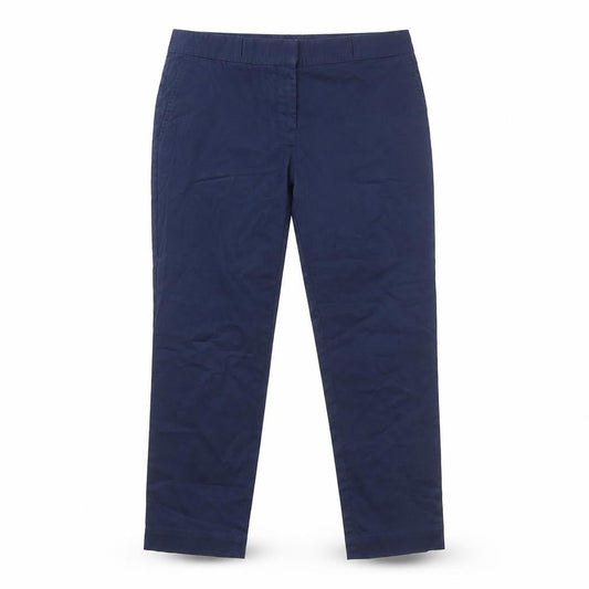 Womens UK Size 12 Oasis Regular Fit Casual Blue Trousers