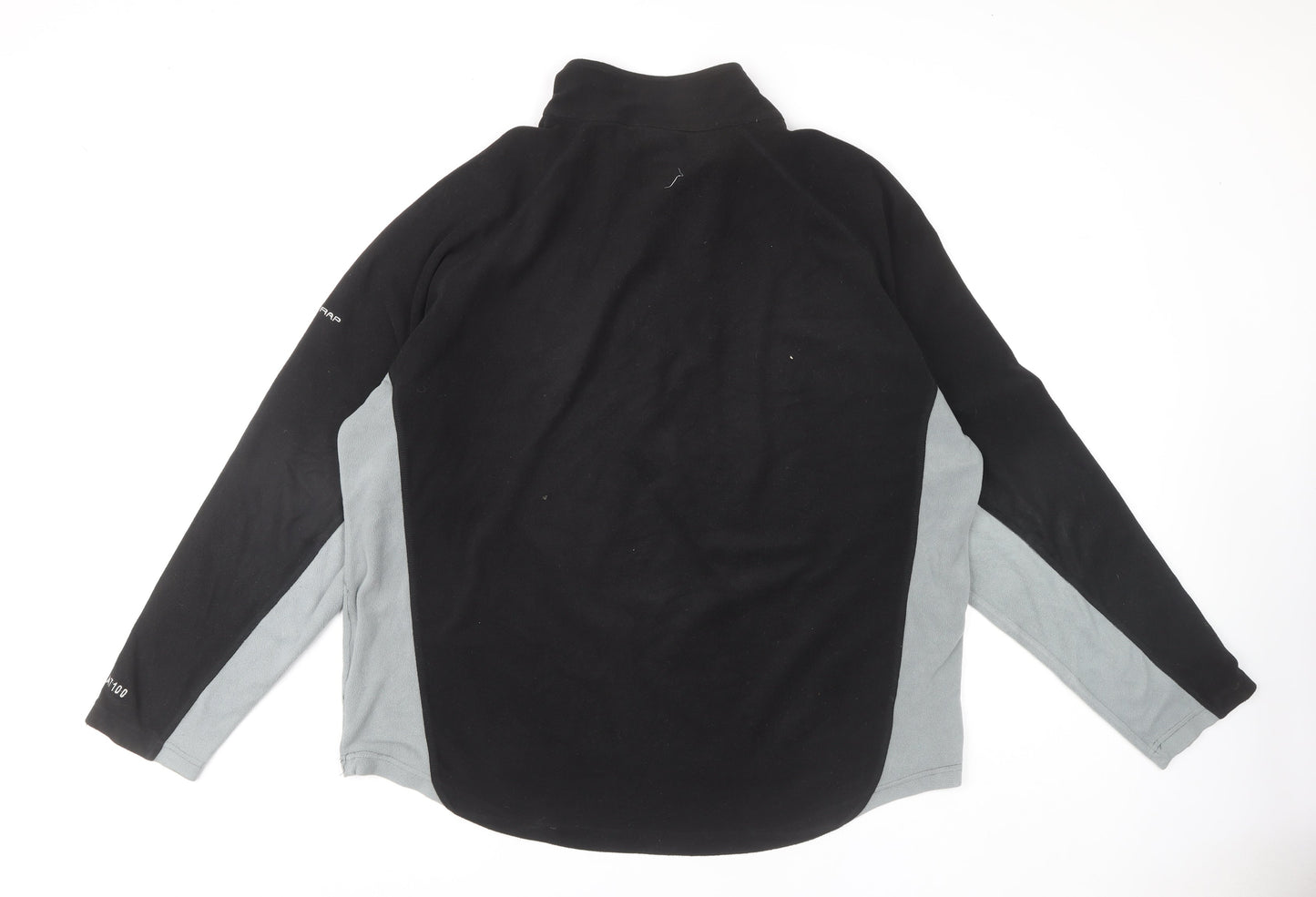 Trespass Men's Black Fleece Sweatshirt 2XL Logo