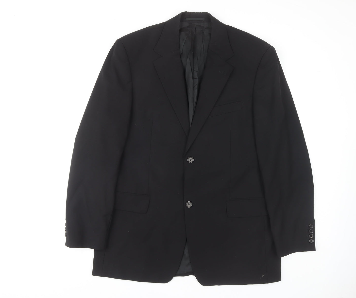 Mens UK Size 40 HUGO BOSS  Black Suit Jacket