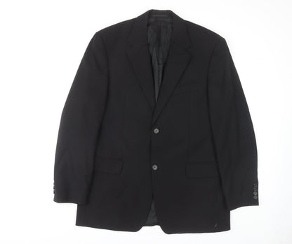 Mens UK Size 40 HUGO BOSS  Black Suit Jacket