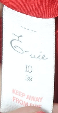 E-vie Red Women's Overcoat Size 10 Classic