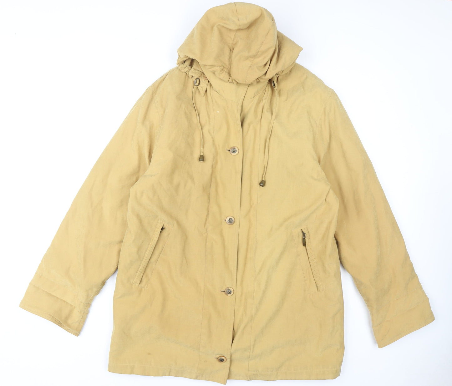 Womens UK Size 16 David Barry Beige Basic Jacket