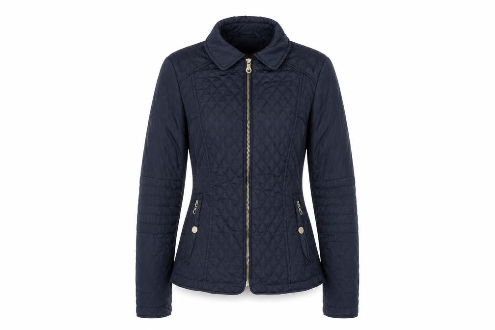 Marks & Spencer Women's Blue Quilted Jacket Size 10