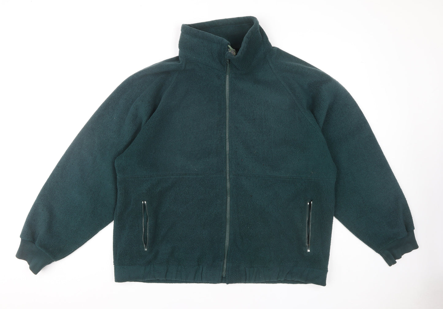 Mens UK Size XL Casual Sport Green Basic Jacket