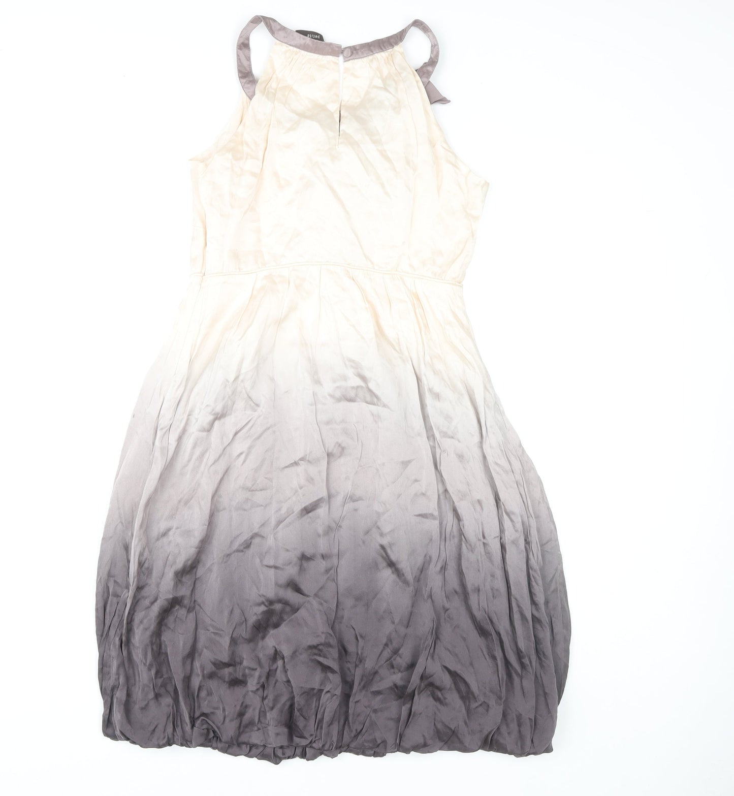 Principles Women's Ivory Grey Silk Dress, Size 10