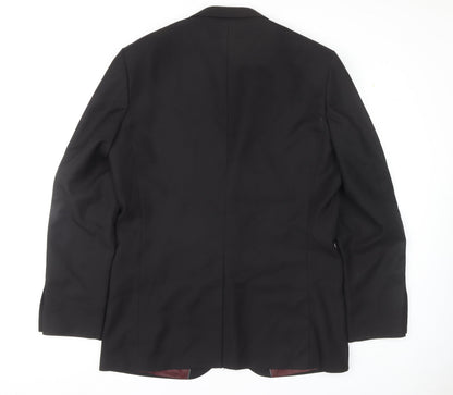 Men's &City Black Blazer, Size 42, Classic Formal Wear