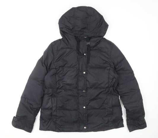 Gap Women's Black Puffer Jacket Size L for Winter