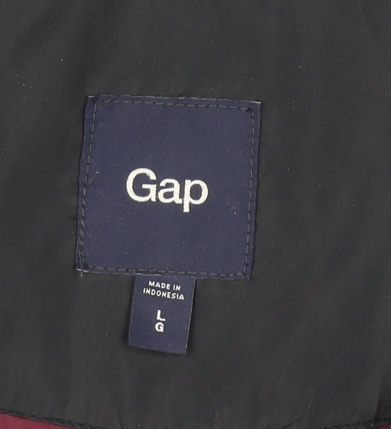 Gap Women's Black Puffer Jacket Size L for Winter