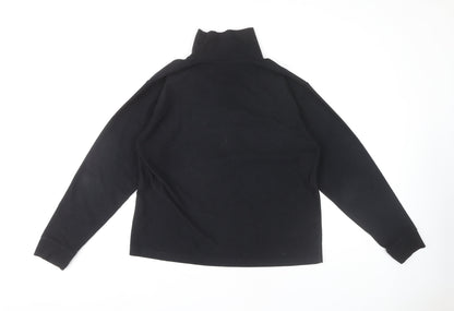 Trespass Black Fleece Sweatshirt Unisex Medium