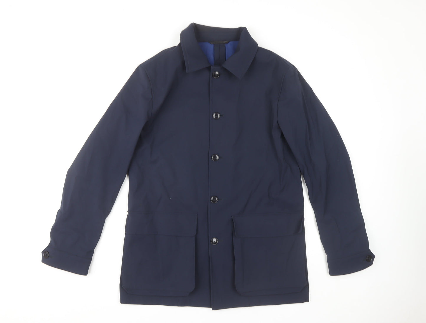 Womens UK Size M Unknown Blue Basic Jacket
