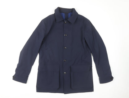 Womens UK Size M Unknown Blue Basic Jacket
