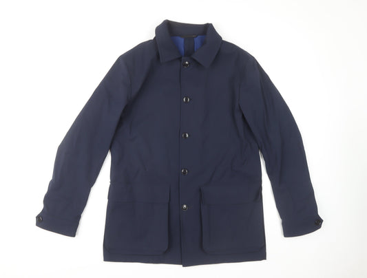 Womens UK Size M Unknown Blue Basic Jacket