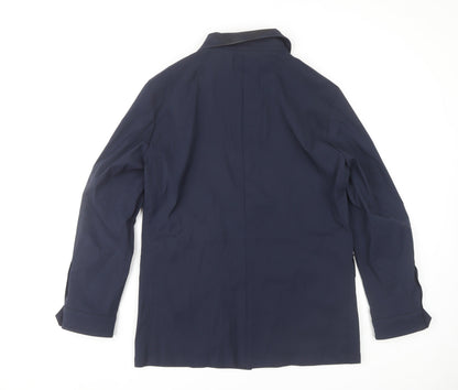 Womens UK Size M Unknown Blue Basic Jacket
