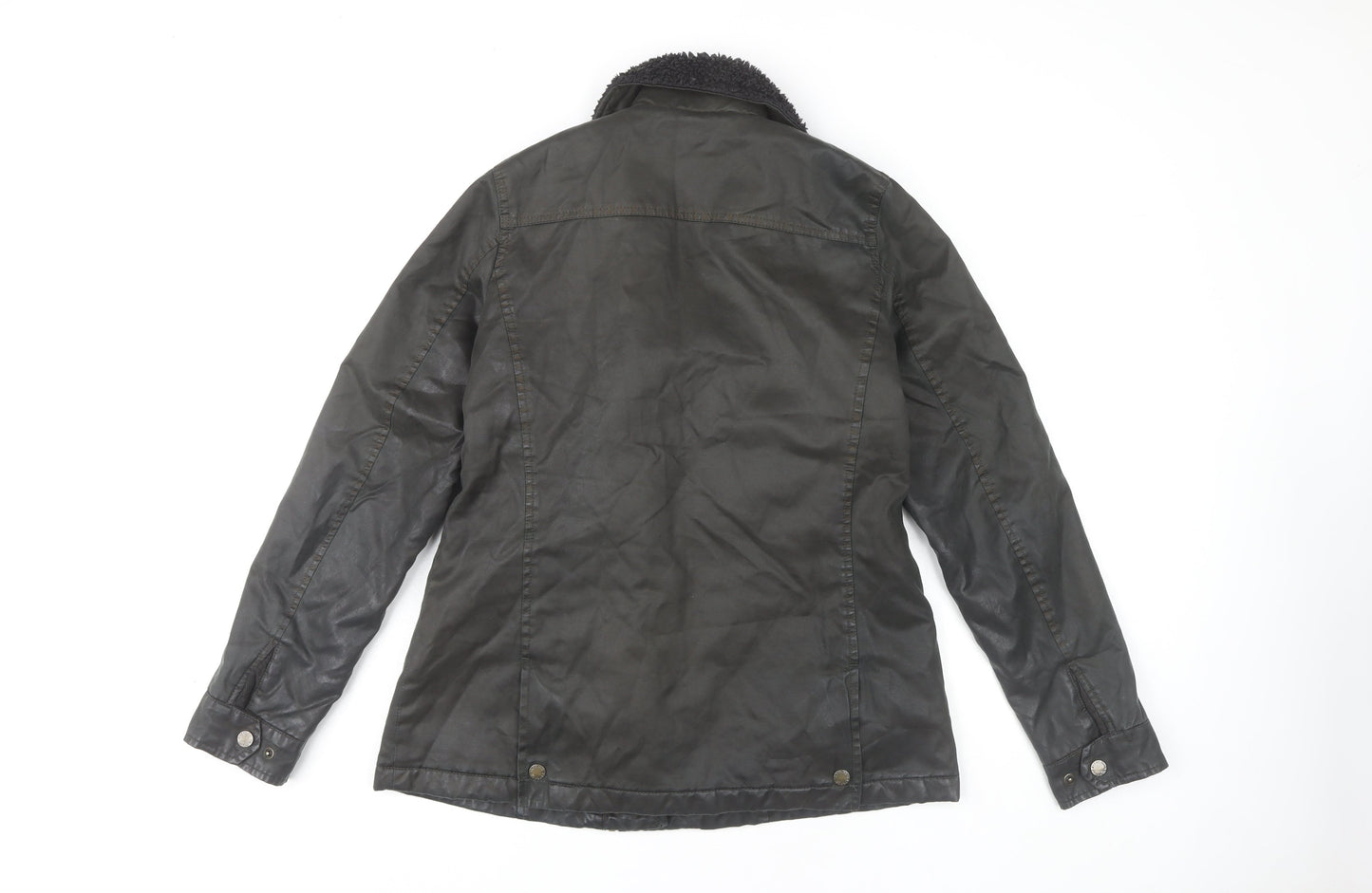 FatFace Women's Black Biker Jacket Size 10