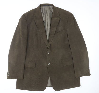 Mens UK Size 44 Marks and Spencer Regular Green Suit Jacket
