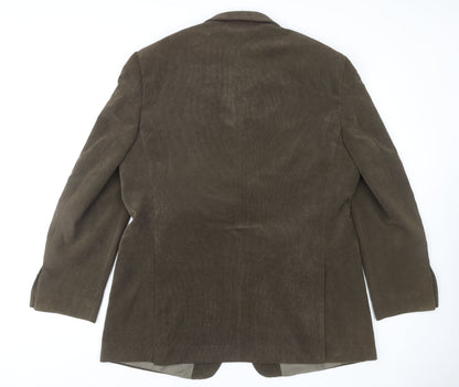 Mens UK Size 44 Marks and Spencer Regular Green Suit Jacket