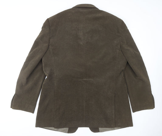 Mens UK Size 44 Marks and Spencer Regular Green Suit Jacket