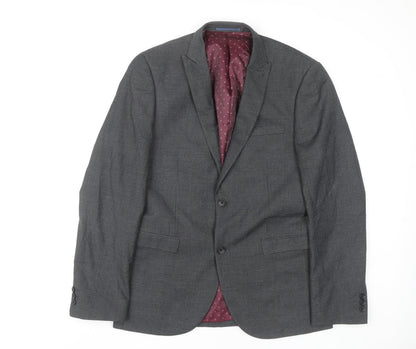 Mens UK Size 40 NEXT Regular Grey Suit Jacket