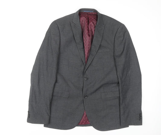 Mens UK Size 40 NEXT Regular Grey Suit Jacket