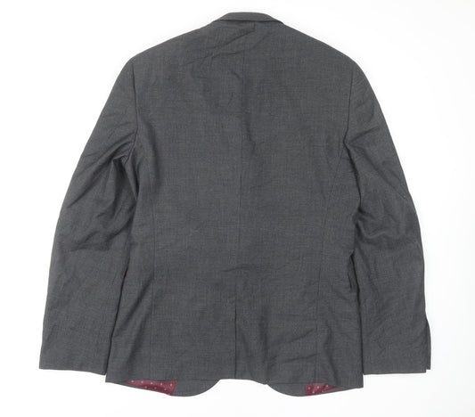 Mens UK Size 40 NEXT Regular Grey Suit Jacket
